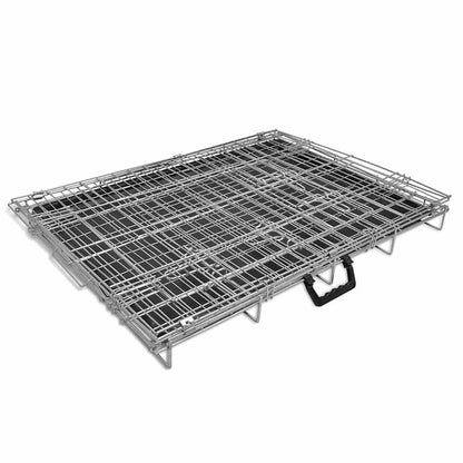 Foldable Dog Bench M Metal