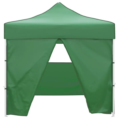 Foldable Tent 3x3 m with 4 Walls Green