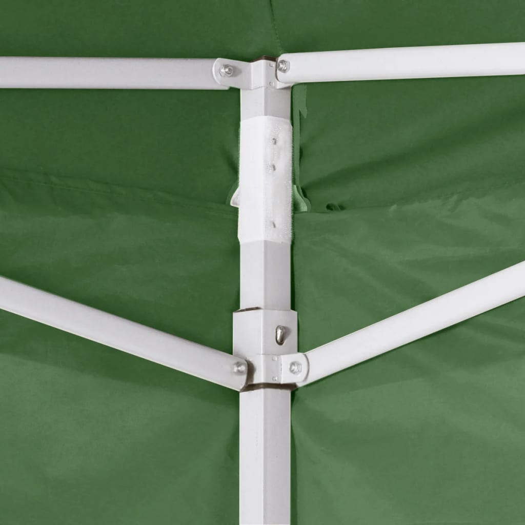 Foldable Tent 3x3 m with 4 Walls Green