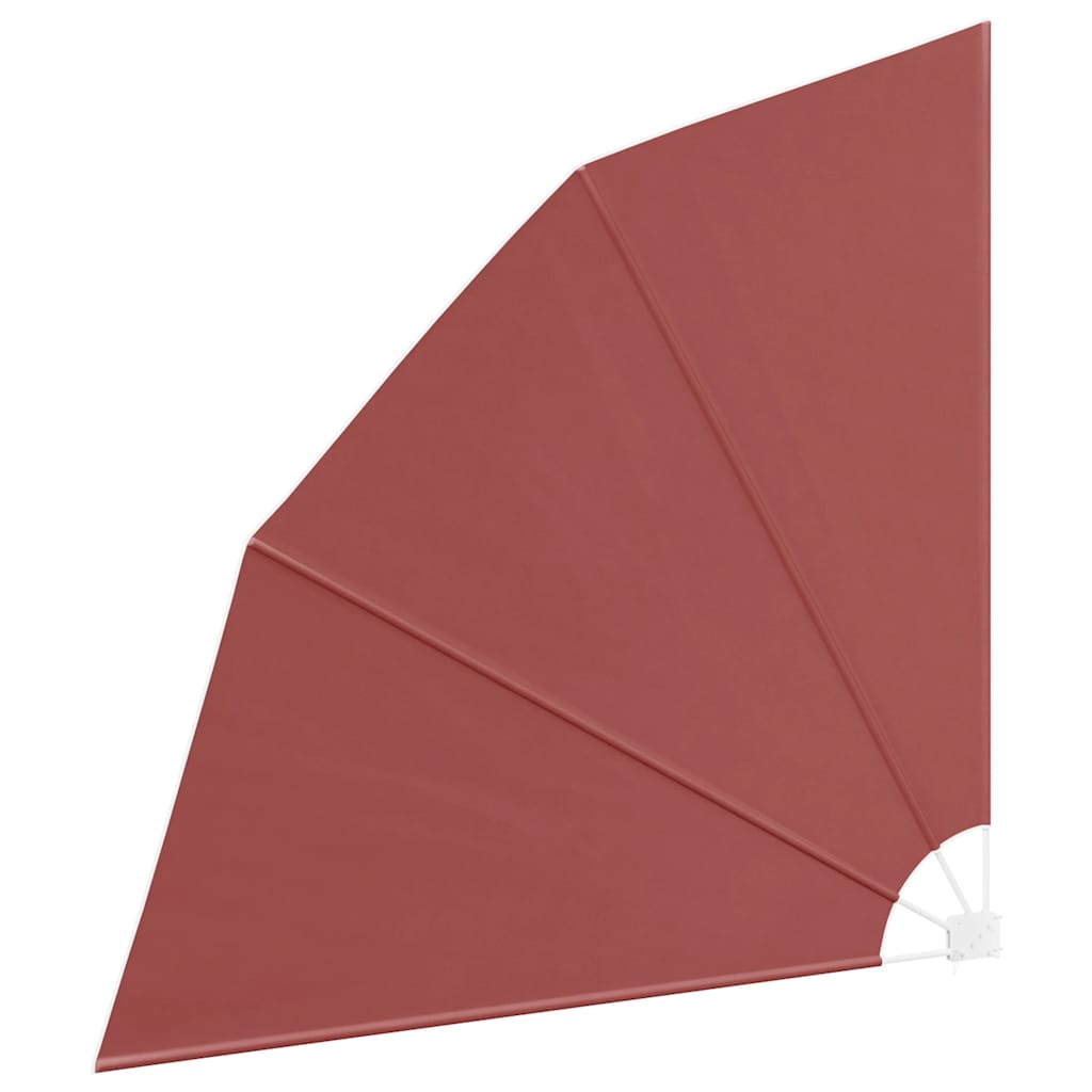 Collapsible Balcony Side Awning Terracotta 210x210 cm