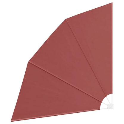 Collapsible Balcony Side Awning Terracotta 210x210 cm