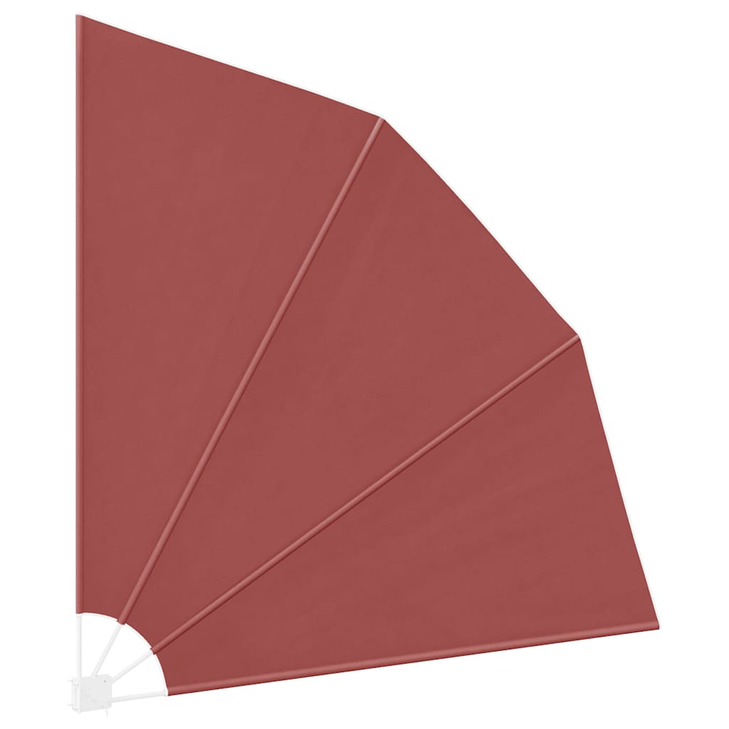 Collapsible Balcony Side Awning Terracotta 210x210 cm