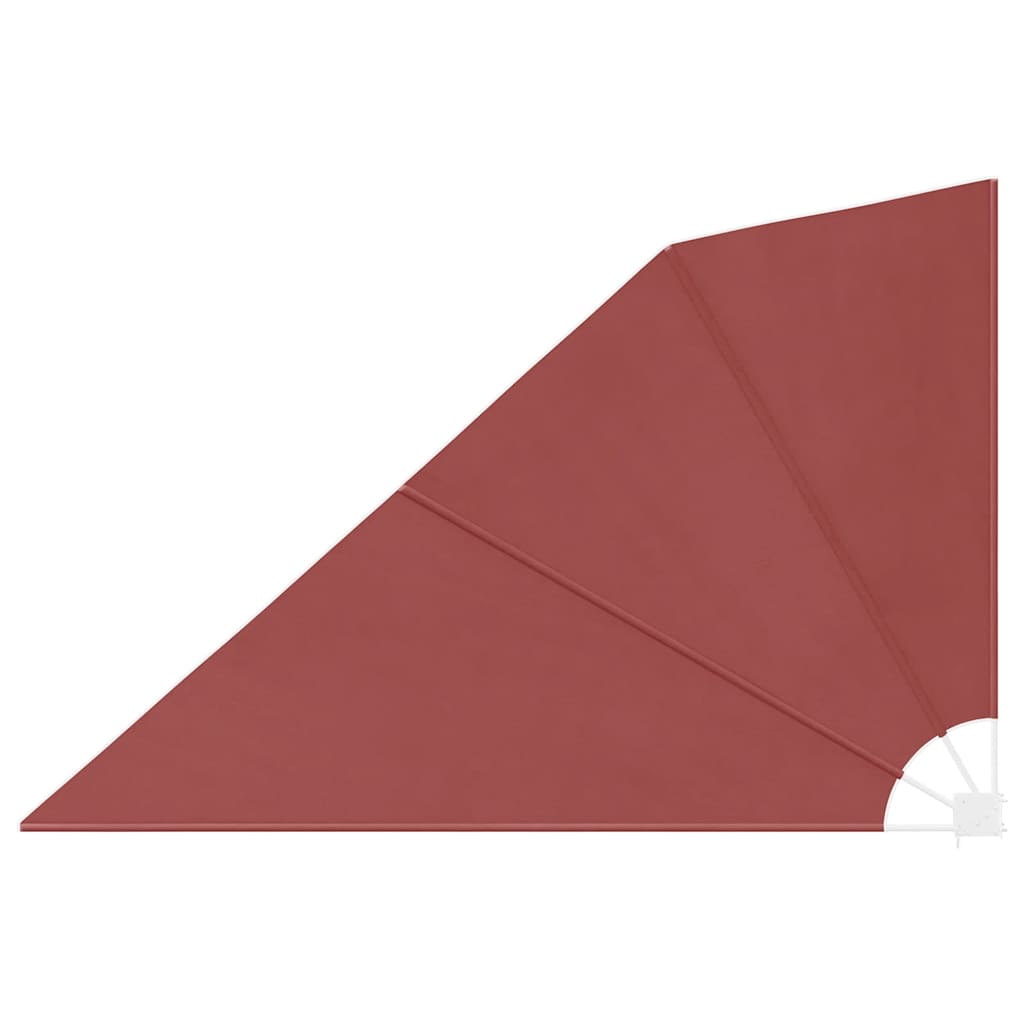 Collapsible Balcony Side Awning Terracotta 160x240 cm