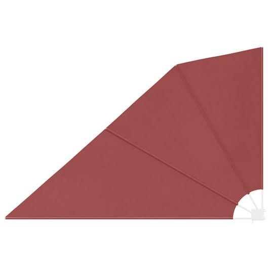 41580 vidaXL Collapsible Balcony Side Awning Terracotta 160x240 cm