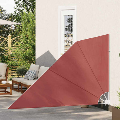 Collapsible Balcony Side Awning Terracotta 160x240 cm