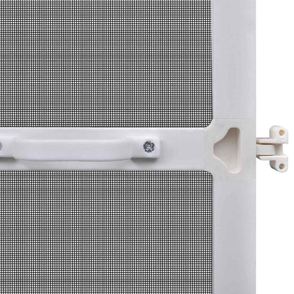 Hinged Insect Screen Manual White and Black 120 x 240 cm