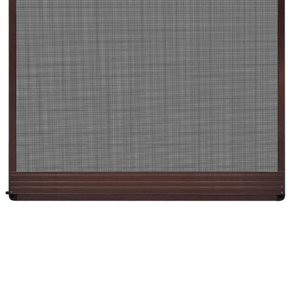 Hinged Insect Screen Manual Brown and Black 120 x 240 cm