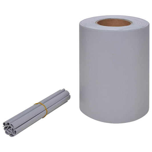 Privacy Strip PVC 70x0.19 m Light Grey