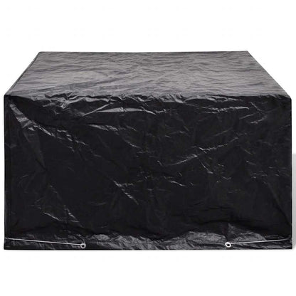 Garden Furniture Cover 6 Person Poly Rattan Set 8 Eyelets 172 x 113cm