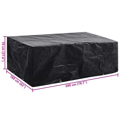 Garden Furniture Cover 8 Eyelets 200 x 160 x 70 cm