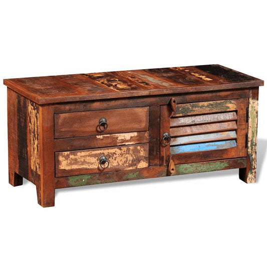 Bedside Cabinet | Multicolour | Reclaimed solid wood | Medium