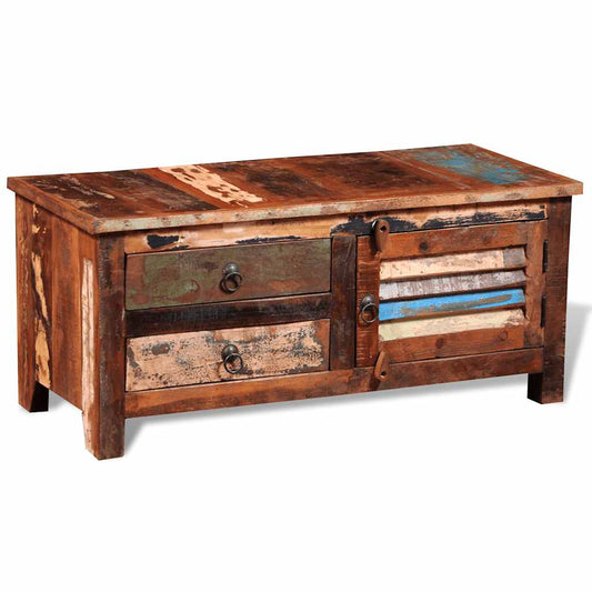 Bedside Cabinet | Multicolour | Reclaimed solid wood | Medium