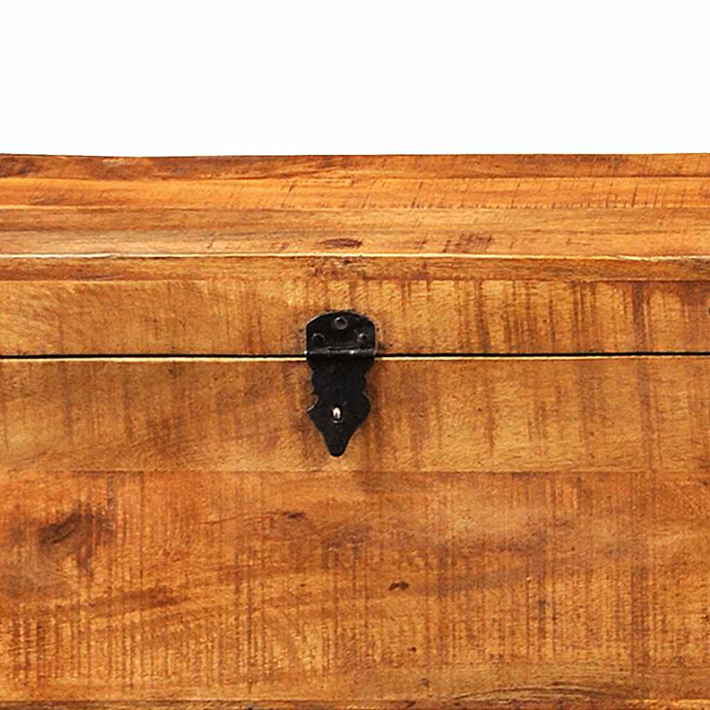 vidaXL Storage Box Rough Mango Wood Multiple Sizes Included Sturdy