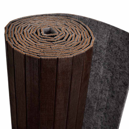 Room Divider Bamboo Dark Brown Width 250 cm Height 165 cm