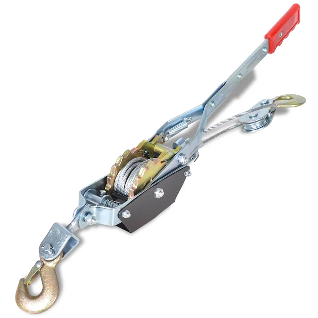 141632 vidaXL Cable Puller 1000 kg with 2 Gears