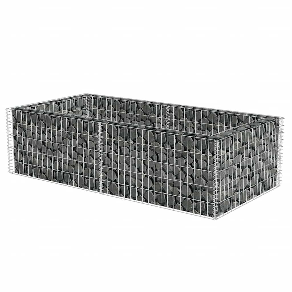 Gabion Planter Galvanized Steel 70.9"x35.4"x19.7"