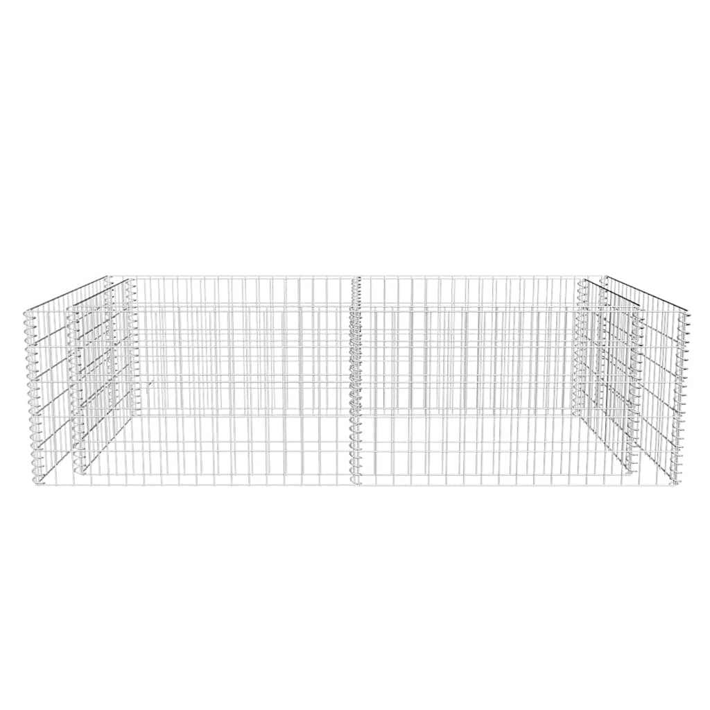 Gabion Planter Galvanized Steel 70.9"x35.4"x19.7"