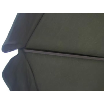 Garden Parasol | Green | Aluminium, Steel, Plastic, Polyester | Large