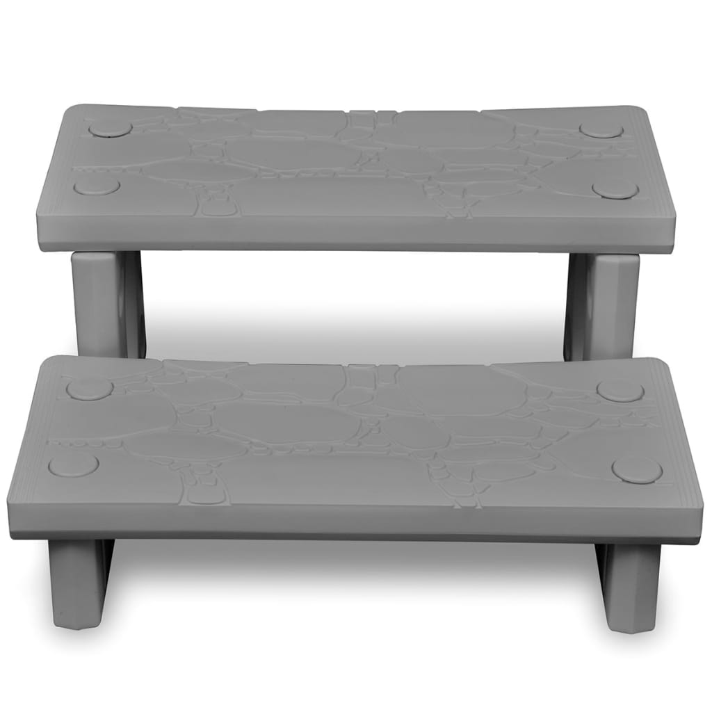 Grey Spa Steps
