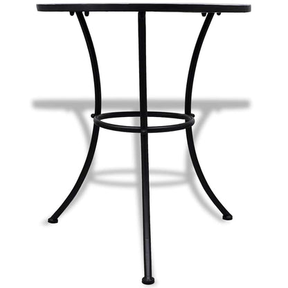 Patio Furniture | Blue and White | Powder-coated iron and ceramic tile