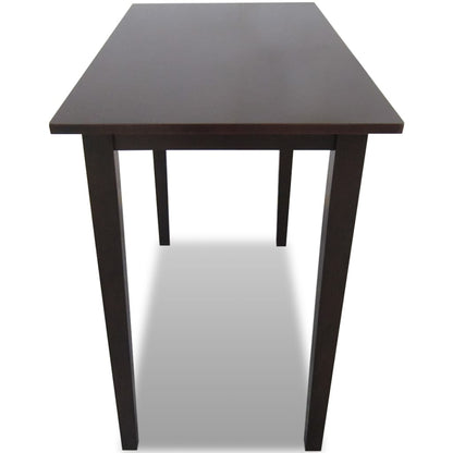 Wooden Bar Table Brown