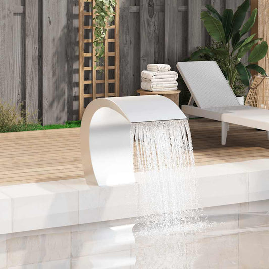 Pool Fountain | Silver | Stainless steel (SS 304) | Medium | Durable