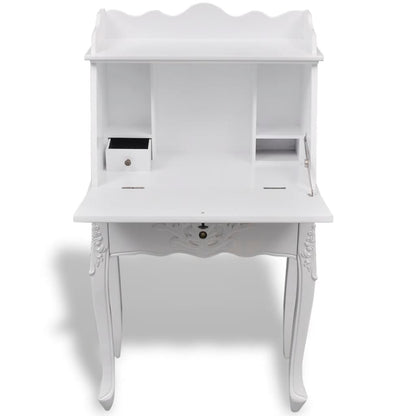 Desk | White | MDF and Pinewood | 60 x 36.4 x 111 cm | Desk | Rectangular