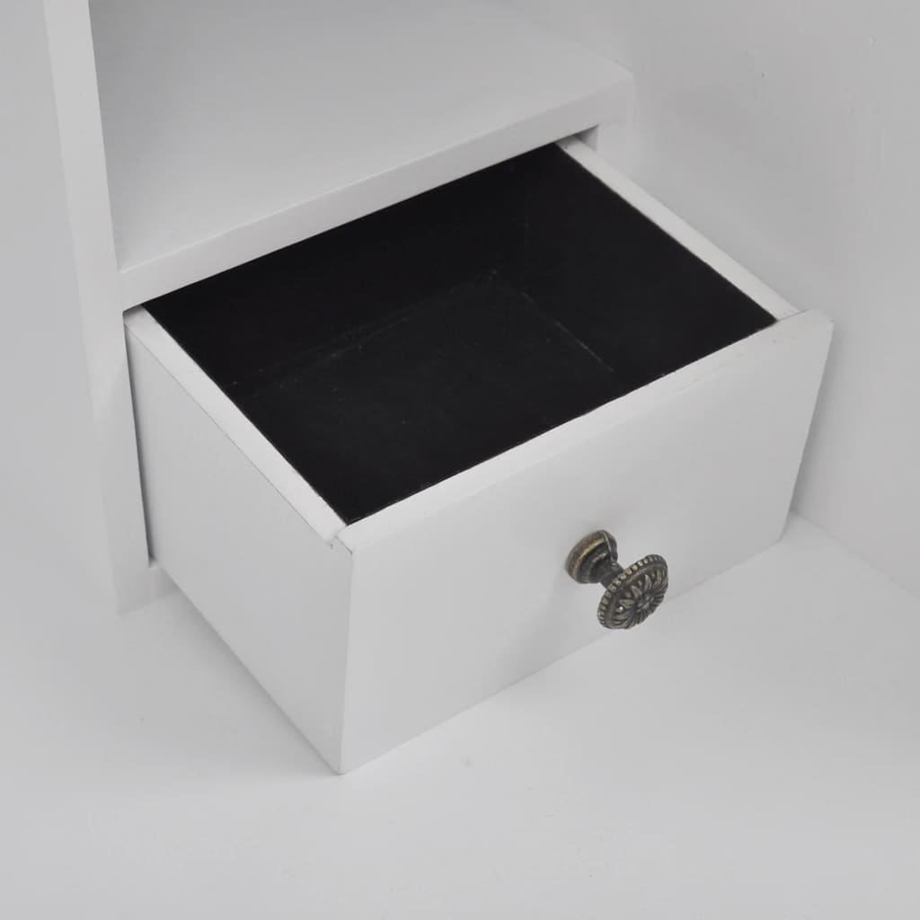 Desk | White | MDF and Pinewood | 60 x 36.4 x 111 cm | Desk | Rectangular