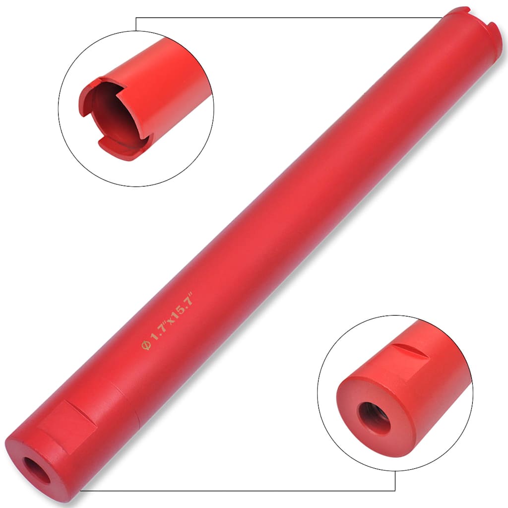 Drill Bit Red Ø 4 x 40 cm Metal