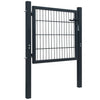 2D Fence Gate (Single) Anthracite Gray 41.7"x51.2"
