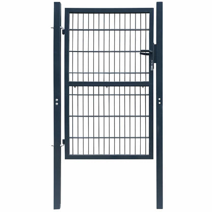 2D Fence Gate (Single) Anthracite Grey 39.4x55.1"