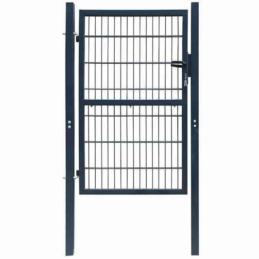 2D Fence Gate (Single) Anthracite Grey 100x180 cm