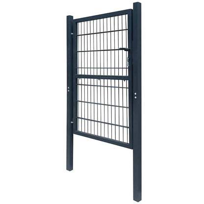 2D Fence Gate (Single) Anthracite Grey 100x180 cm