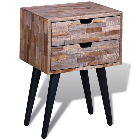 Cabinet | Various shades of teak | Reclaimed Teak Wood | Compact