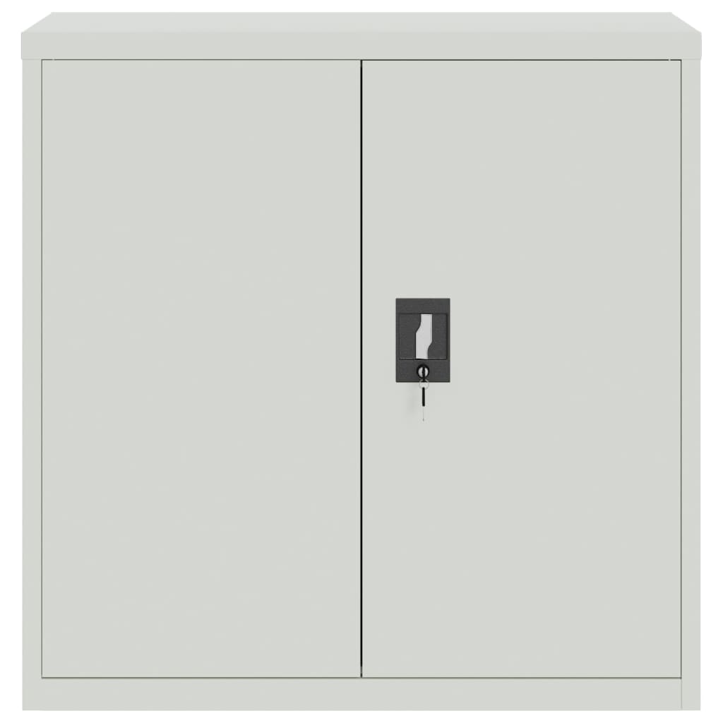 Filing Cabinet Gray Steel Medium Filing Cabinet Rectangular