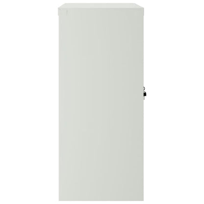 Filing Cabinet Gray Steel Medium Filing Cabinet Rectangular