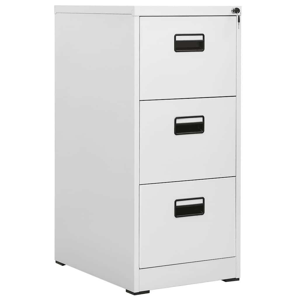 Filing Cabinet Light Grey 46x62x102,5 cm Steel