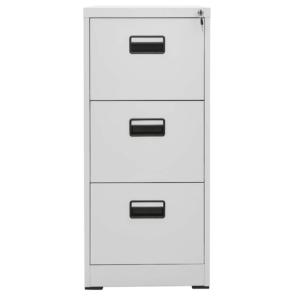 Filing Cabinet Light Grey 46x62x102,5 cm Steel