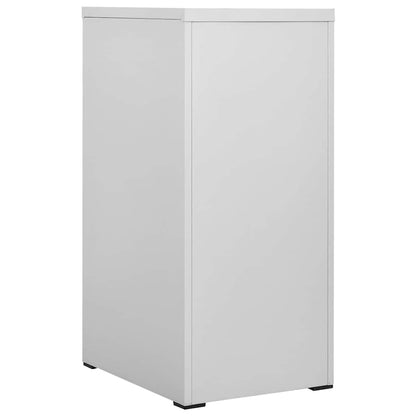 Filing Cabinet Light Grey 46x62x102,5 cm Steel