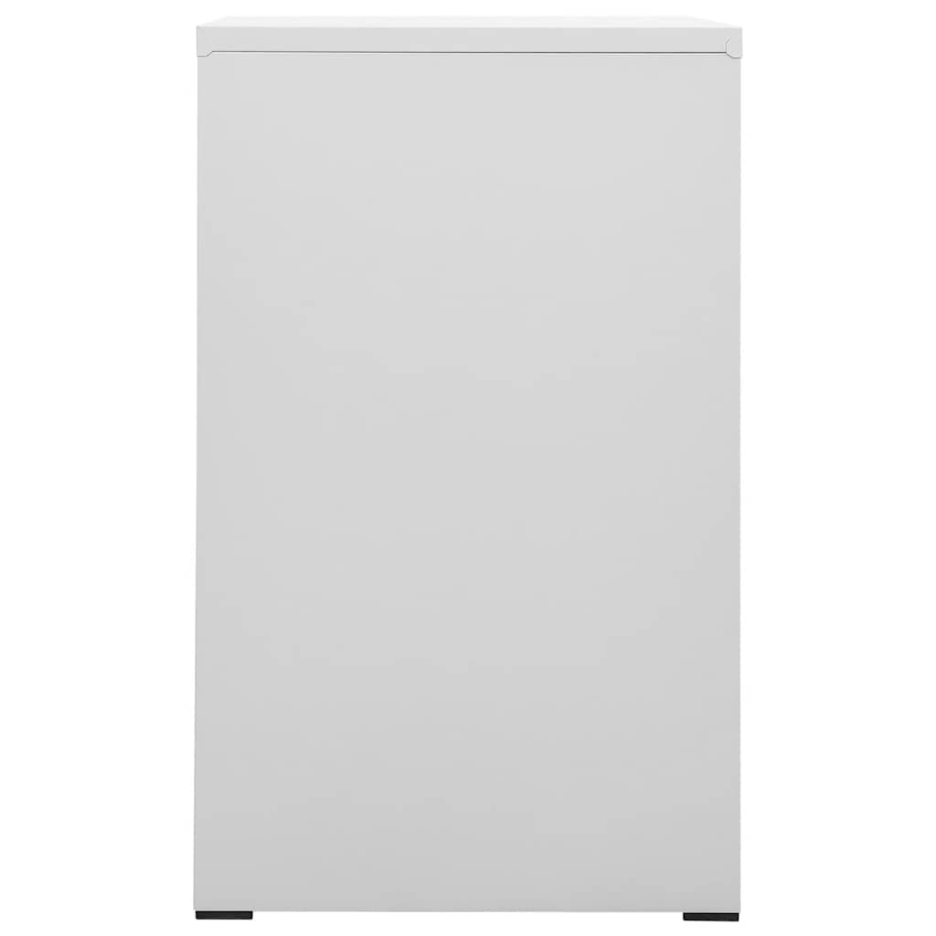 Filing Cabinet Light Grey 46x62x102,5 cm Steel