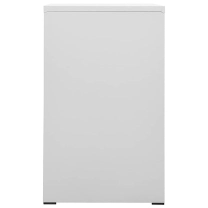Filing Cabinet Light Grey 46x62x102,5 cm Steel