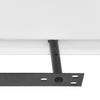 2 White MDF Floating Wall Display Shelves Book/DVD Storage