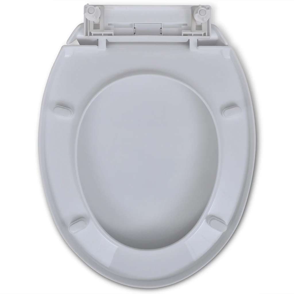 Soft-close Toilet Seat White Oval