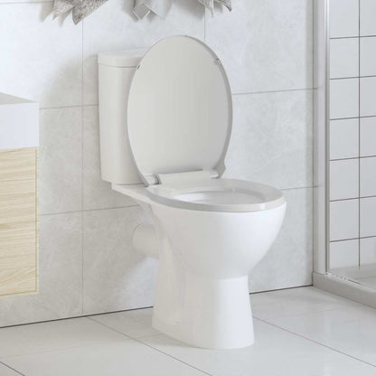 Soft-close Toilet Seat White Oval