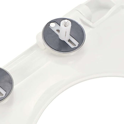 Soft-close Toilet Seat with Quick-release Design White Square