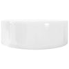 Ceramic Bathroom Sink Basin Faucet/Overflow Hole White Round