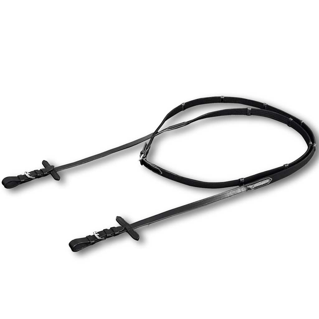 Horse Bridle | Black | Buffalo leather | Cob | Adjustable Armrests