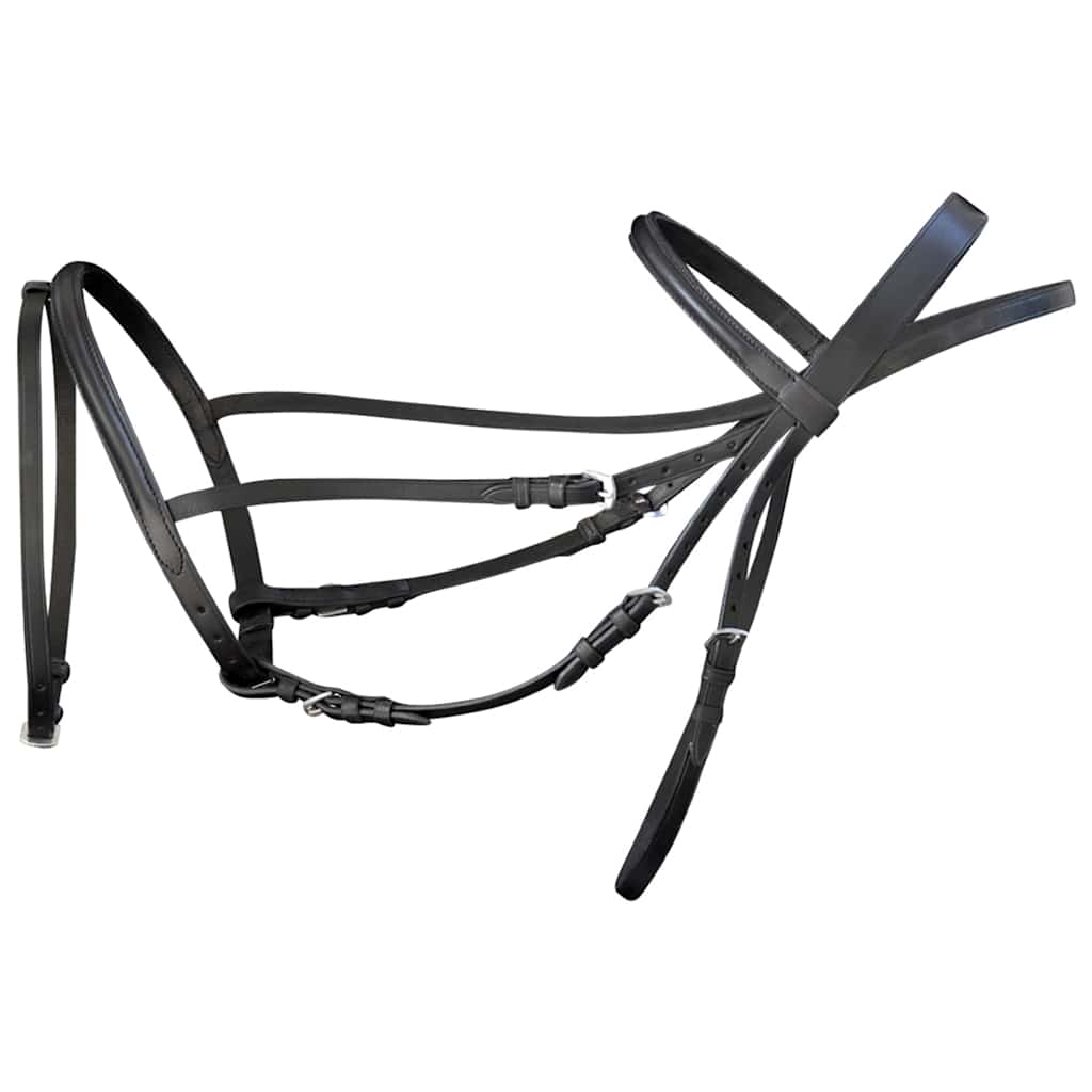 Horse Bridle | Black | High-quality buffalo leather | Full