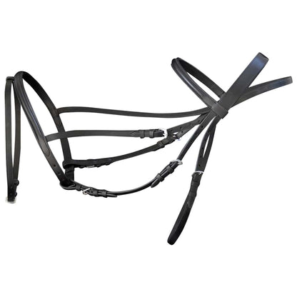 Horse Bridle | Black | High-quality buffalo leather | Full
