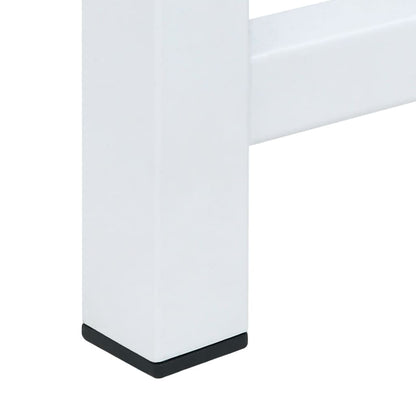 Washing Machine Pedestal with Pull-Out Shelf White